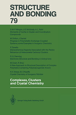 Couverture cartonnée Complexes, Clusters and Crystal Chemistry de 