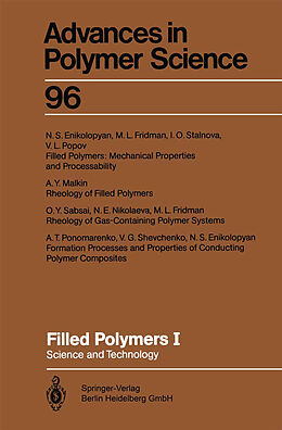 Couverture cartonnée Filled Polymers I de 