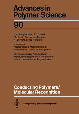 Couverture cartonnée Conducting Polymers/Molecular Recognition de 