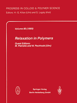 Couverture cartonnée Relaxation in Polymers de 