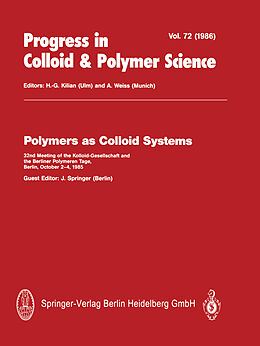 Couverture cartonnée Polymers as Colloid Systems de 