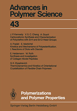 Couverture cartonnée Polymerizations and Polymer Properties de Akihiro Abe, Martin Möller, Eugene M. Terentjev