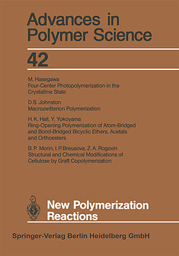Kartonierter Einband New Polymerization Reactions von I. P. Breusova, H. K. Hall, M. Hasegawa