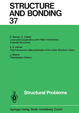 Couverture cartonnée Structural Problems de Xue Duan, Lutz H. Gade, Gerard Parkin
