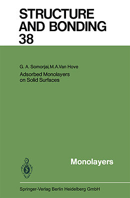 Couverture cartonnée Adsorbed Monolayers on Solid Surfaces de M. A. van Hove, G. A. Somorjai