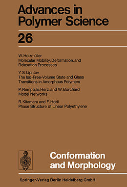 Couverture cartonnée Conformation and Morphology de W. Holzmüller, Y. S. Lipatov, P. Rempp