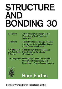 Kartonierter Einband Structure and Bonding von Jack D. Dunitz, Peter Hemmerich, James A. Ibers