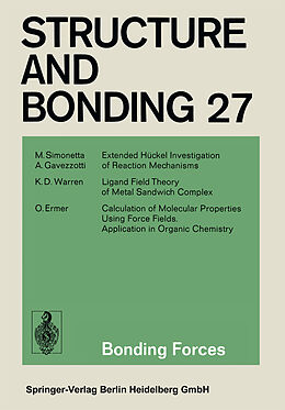 Kartonierter Einband Bonding Forces von M. Simonetta, O. Ermer, K. D. Warren