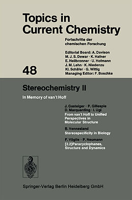 Kartonierter Einband Stereochemistry II von Kendall N. Houk, Chi-Huey Wong, Henry N. C. Wong