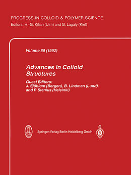 Kartonierter Einband Advances in Colloid Structures von 