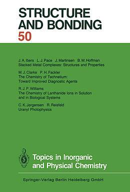 Couverture cartonnée Topics in Inorganic and Physical Chemistry de Xue Duan, Lutz H. Gade, Gerard Parkin