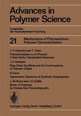 Couverture cartonnée Mechanisms of Polyreactions   Polymer Characterization de Akihiro Abe, Martin Möller, Eugene M. Terentjev