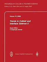 Kartonierter Einband Trends in Colloid and Interface Science II von