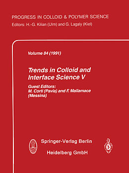 Couverture cartonnée Trends in Colloid and Interface Science V de 