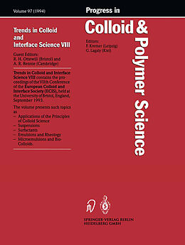 Kartonierter Einband Trends in Colloid and Interface Science VIII von 