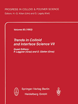 Kartonierter Einband Trends in Colloid and Interface Science VII von 