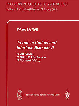 Kartonierter Einband Trends in Colloid and Interface Science VI von 