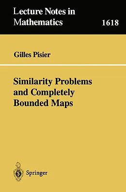 E-Book (pdf) Similarity Problems and Completely Bounded Maps von Gilles Pisier