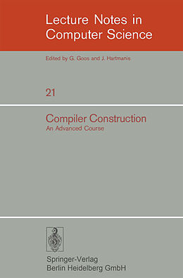 E-Book (pdf) Compiler Construction von F. L. Bauer, P. C. Poole, W. M. Waite