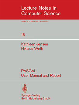 E-Book (pdf) PASCAL - User Manual and Report von K. Jensen, N. Wirth