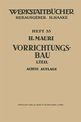 E-Book (pdf) Der Vorrichtungsbau von H. Mauri