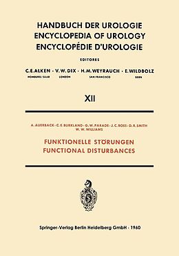 E-Book (pdf) Funktionelle Störungen / Functional Disturbances von A. Auerback, C. E. Burkland, G. W. Parade