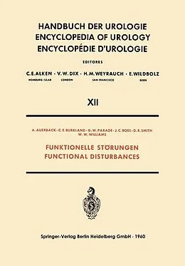 E-Book (pdf) Funktionelle Störungen / Functional Disturbances von A. Auerback, C. E. Burkland, G. W. Parade