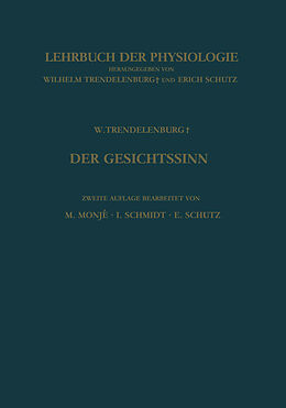 Kartonierter Einband Der Gesichtssinn Grundzüge der Physiologischen Optik von Wilhelm Trendelenburg