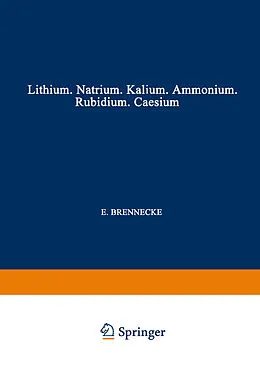 E-Book (pdf) Elemente der Ersten Hauptgruppe von E. Brennecke, F. Busch, L. Fresenius