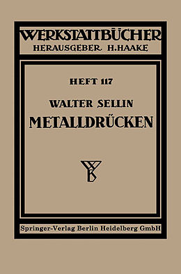 E-Book (pdf) Metalldrücken von W. Sellin