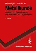 E-Book (pdf) Metallkunde von Erhard Hornbogen, Hans Warlimont