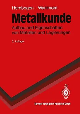 E-Book (pdf) Metallkunde von Erhard Hornbogen, Hans Warlimont