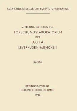 E-Book (pdf) Mitteilungen aus den Forschungslaboratorien der AGFA, Leverkusen-München von Ulrich Haberland