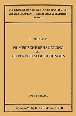 E-Book (pdf) Numerische Behandlung von Differentialgleichungen von Lothar Collatz