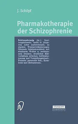 E-Book (pdf) Pharmakotherapie der Schizophrenie von J. Schöpf