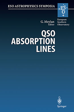 Kartonierter Einband QSO Absorption Lines von 