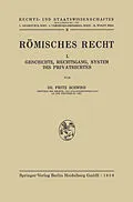 Römisches Recht von Freiherr Fritz von Schwind: Buch kaufen | Ex
