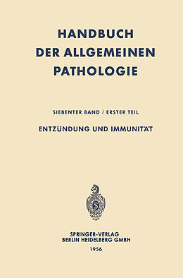 Kartonierter Einband Entzündung und Immunität von Ambrosius von Albertini, Hans-Werner Altmann, Adolf Butenandt