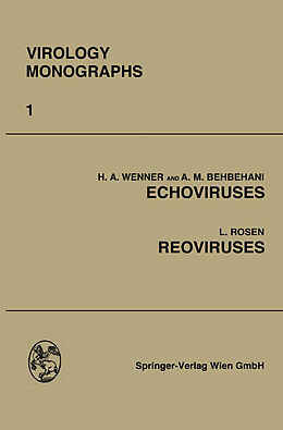 Kartonierter Einband Echoviruses and Reoviruses von Herbert A. Wenner, A. M. Behbehani, Leon Rosen