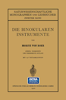 Kartonierter Einband Die Binokularen Instrumente von Moritz von Rohr
