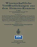 E-Book (pdf) Wissenschaftliche Veröffentlichungen aus dem Siemens-Konzern von Fritz Ahrberg, Hans Becker, Otto Berg