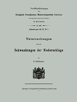 E-Book (pdf) Untersuchungen über die Schwankungen der Niederschläge von Gustav Hellmann