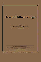 E-Book (pdf) Unsere U-Booterfolge von Gustav Kemmann