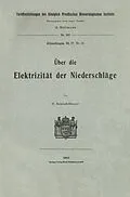 E-Book (pdf) Über die Elektrizität der Niederschläge von Fritz Schindelhauer