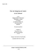 E-Book (pdf) Über die Einlagerung des Lignins in der Zellwand von Hans Peter Frey