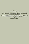 E-Book (pdf) Über die analgetische Potenz von Acetylsalicylsäure und Salicylamid von Fred Hoffmann