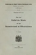 E-Book (pdf) Über den Einfluß des Windes auf den Barometerstand an Höhenstationen von Georg von Elsner