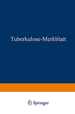E-Book (pdf) Tuberkulose-Merkblatt von Springer Berlin