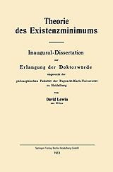 E-Book (pdf) Theorie des Existenzminimums von David Lewin