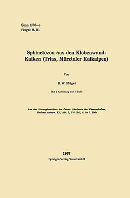 E-Book (pdf) Sphinctozoa aus den Klobenwand-Kalken (Trias, Mürztaler Kalkalpen) von Helmut W. Flügel